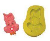 Molde de Silicone Coelho Face