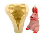 Molde de Silicone Coelho Vela